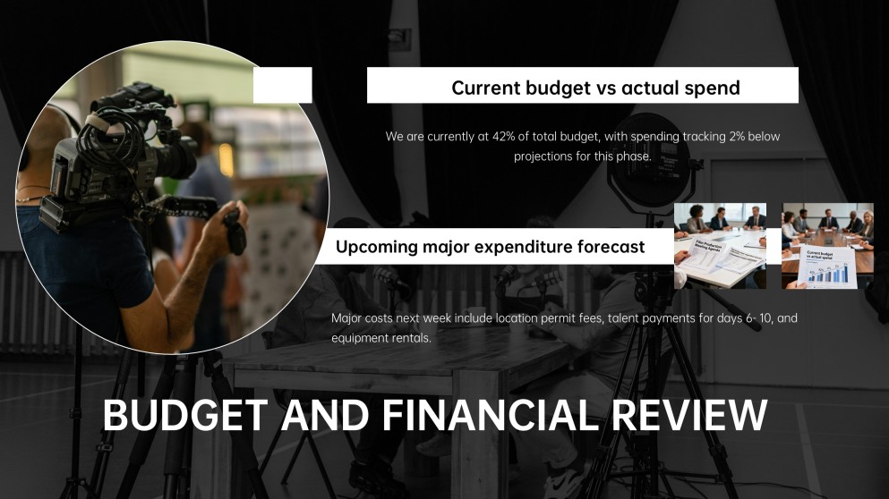 Film Production Meeting Agenda PPT