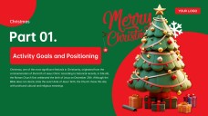 Plantilla de PowerPoint de Trivia de Navidad Gratis: Juego 3D Verde