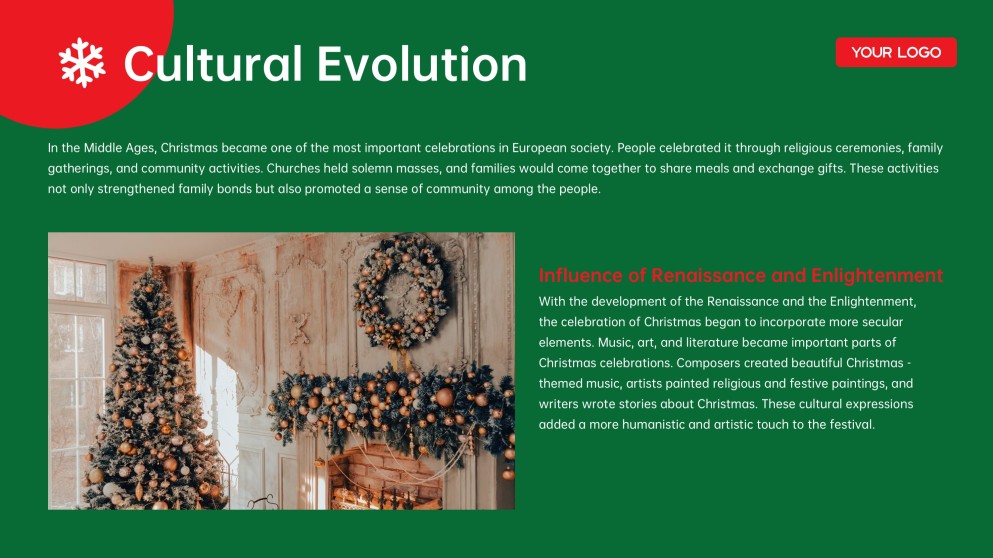 Plantilla de PowerPoint de Trivia de Navidad Gratis: Juego 3D Verde