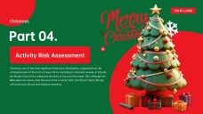 Plantilla de PowerPoint de Trivia de Navidad Gratis: Juego 3D Verde