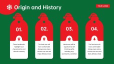 Plantilla de PowerPoint de Trivia de Navidad Gratis: Juego 3D Verde