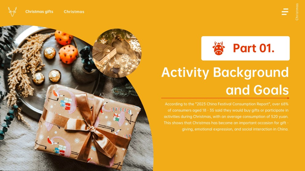 Free Template for Christmas Present Presentation & Gift Guide