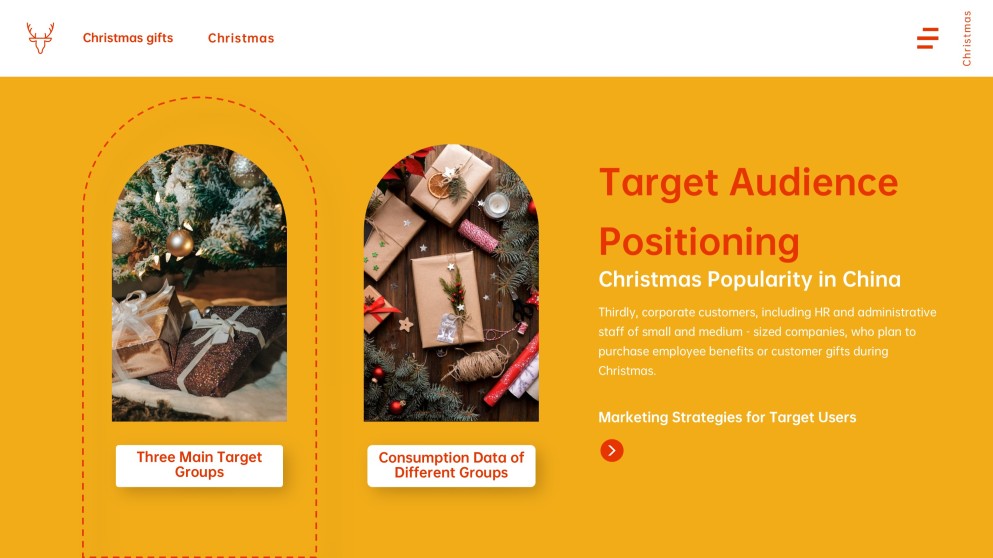 Free Template for Christmas Present Presentation & Gift Guide