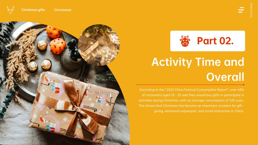 Free Template for Christmas Present Presentation & Gift Guide