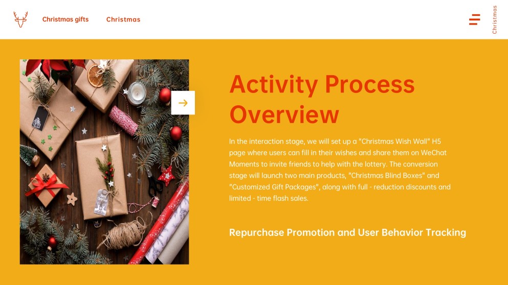 Free Template for Christmas Present Presentation & Gift Guide