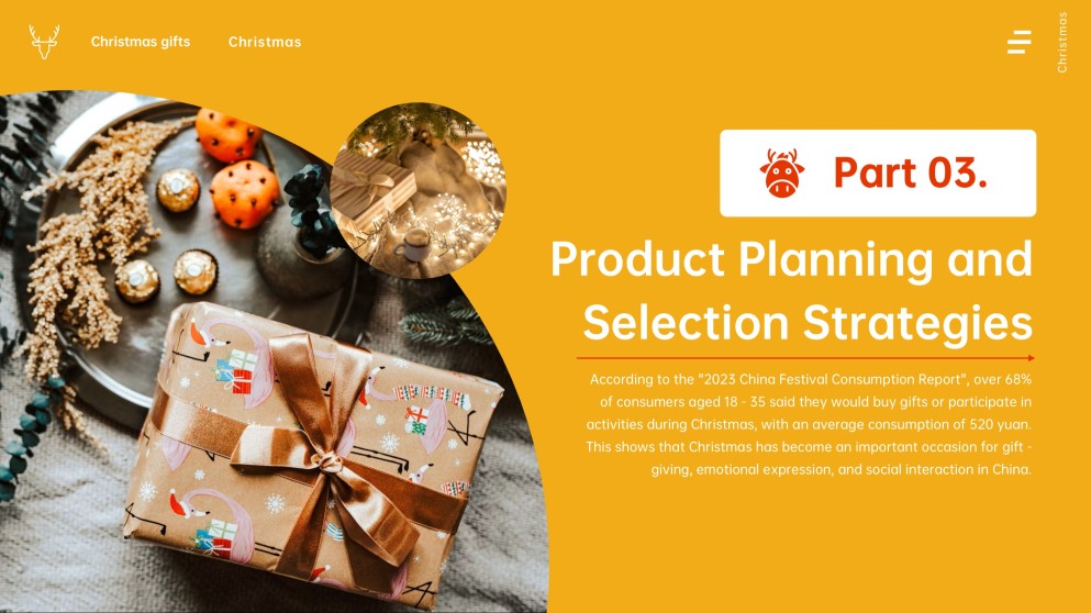 Free Template for Christmas Present Presentation & Gift Guide