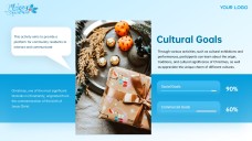 Plantilla de PowerPoint y Google Slides de Luces de Navidad Gratis