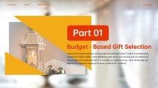 Free Minimalist Christmas PowerPoint Template & Gift List