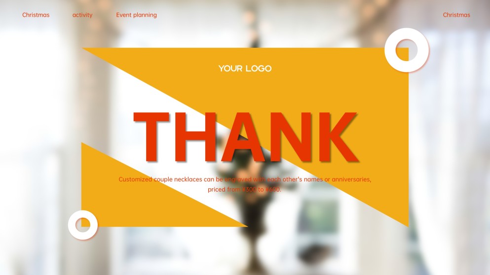 Free Minimalist Christmas PowerPoint Template & Gift List