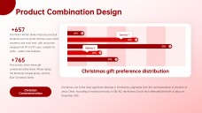 Plantilla Creativa de Diapositivas Navideñas de Dibujos Animados Rojos