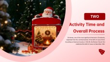 Plantilla Creativa de Diapositivas Navideñas de Dibujos Animados Rojos