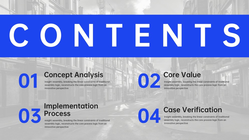 Plantilla de PPT para Presentación de Asamblea de Epifanía de Perspectiva Creativa Azul