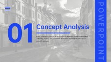 Plantilla de PPT para Presentación de Asamblea de Epifanía de Perspectiva Creativa Azul