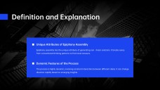 Plantilla de PPT para Presentación de Asamblea de Epifanía de Perspectiva Creativa Azul