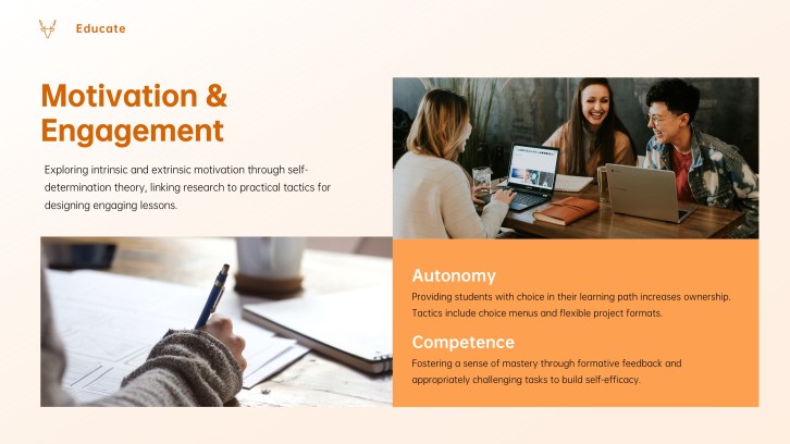 Educational Group Project Management Presentation slide 7: Slide 7: Motivation and Engagement
