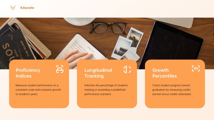 Educational Group Project Management Presentation slide 13: Slide 13: Key Indices and Progress
