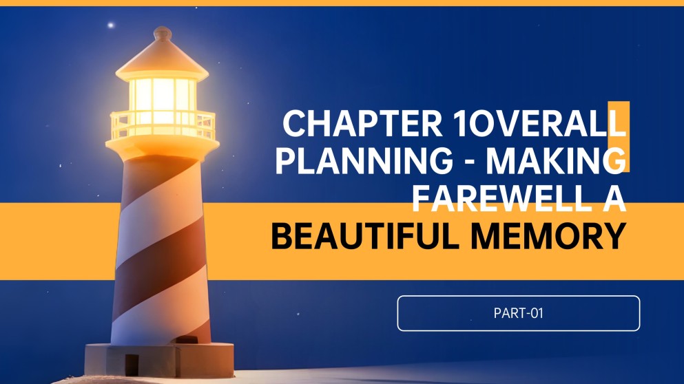 Blue Orange Minimalist Retirement Farewell Presentation Template