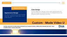 Blue Orange Minimalist Retirement Farewell Presentation Template