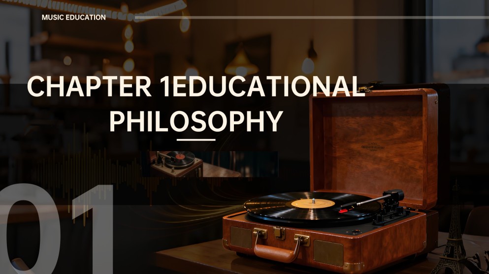 Dark-toned Minimalism Music Education & Lesson Presentation Template