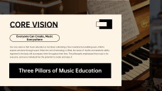 Dark-toned Minimalism Music Education & Lesson Presentation Template