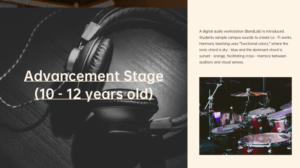 Dark-toned Minimalism Music Education & Lesson Presentation Template