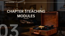 Dark-toned Minimalism Music Education & Lesson Presentation Template