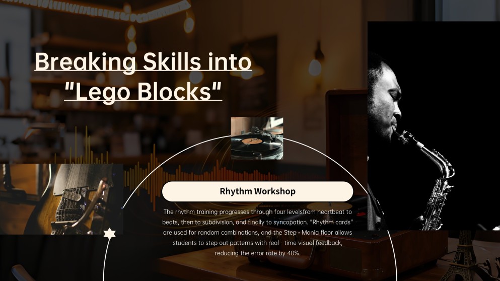 Dark-toned Minimalism Music Education & Lesson Presentation Template