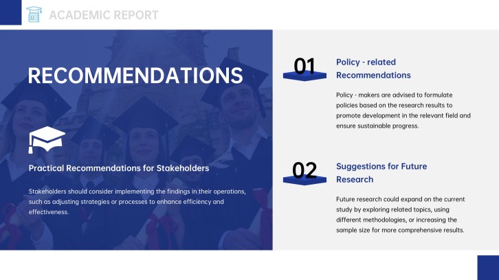 book report presentation recommendations slide preview