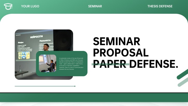 Green Business Advanced PPT Seminar Proposal Template