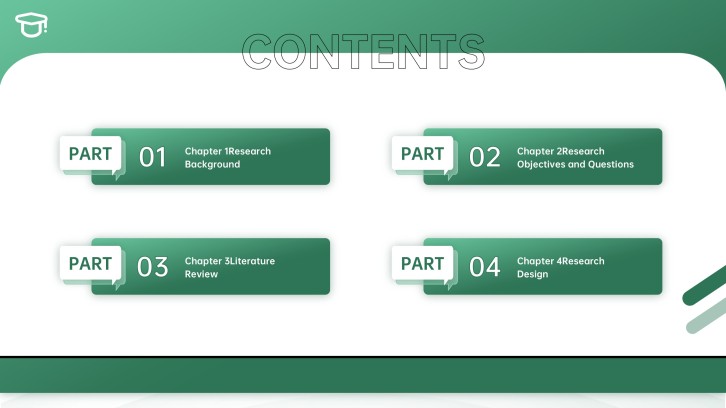 thesis defense presentation running example slide 2 preview