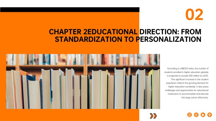 Education presentation slide 6: Classroom Example