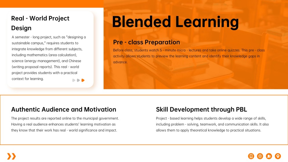 Orange and Black Western Style Education Google Slides Template
