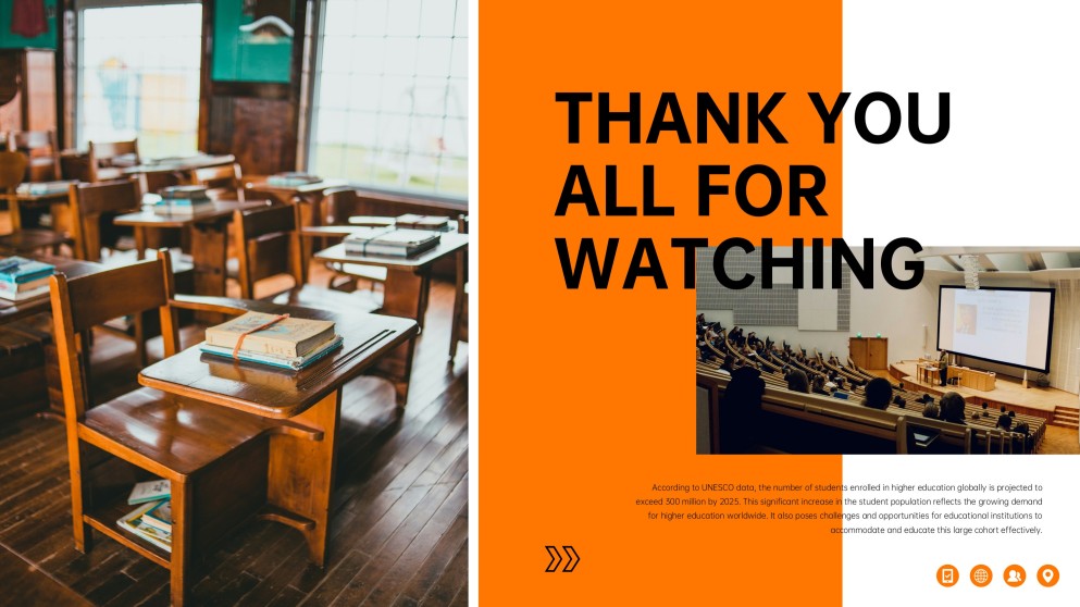 Orange and Black Western Style Education Google Slides Template