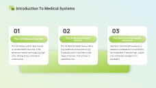 Light Green Business Style Medical Slides Template