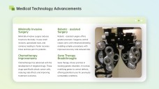 Light Green Business Style Medical Slides Template