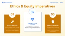 Minimalist Yellow and Blue Medical Achievement Presentation Template