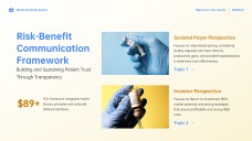 Minimalist Yellow and Blue Medical Achievement Presentation Template