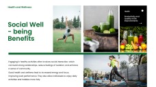 แม่แบบพาวเวอร์พอยต์สุขภาพและความงามสีเขียว