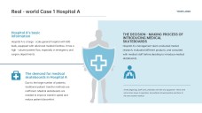 医療スライドボード用ライトブルービジネススタイルPPTテンプレート