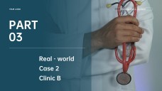 医療スライドボード用ライトブルービジネススタイルPPTテンプレート