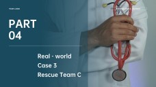 医療スライドボード用ライトブルービジネススタイルPPTテンプレート