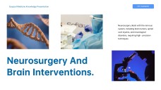 Blue Minimalist Surgery PPT Template & Google Slides Theme