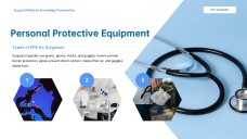 Blue Minimalist Surgery PPT Template & Google Slides Theme