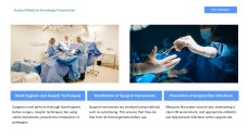 Blue Minimalist Surgery PPT Template & Google Slides Theme