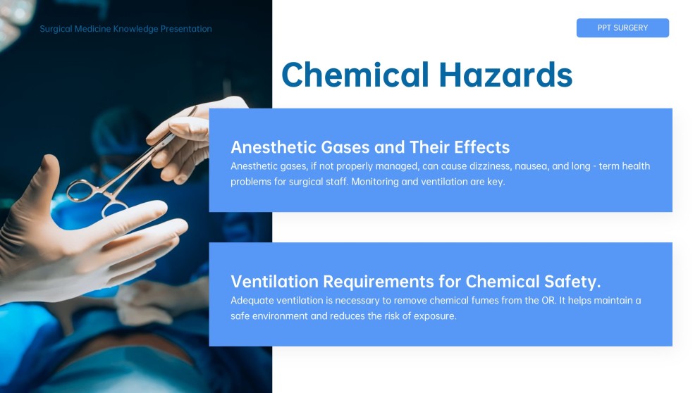 Blue Minimalist Surgery PPT Template & Google Slides Theme