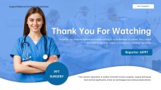Blue Minimalist Surgery PPT Template & Google Slides Theme