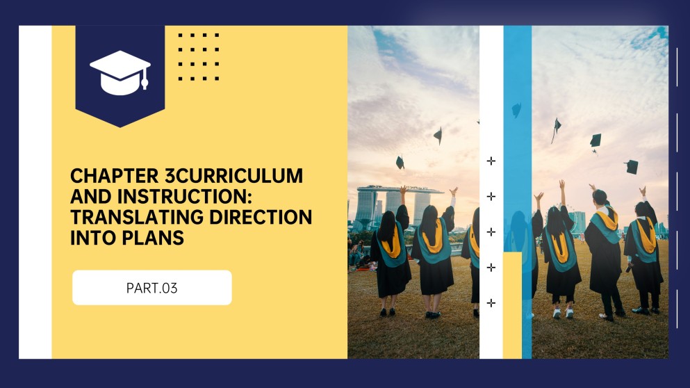 Tema educativo animado azul y amarillo para plantilla de PowerPoint