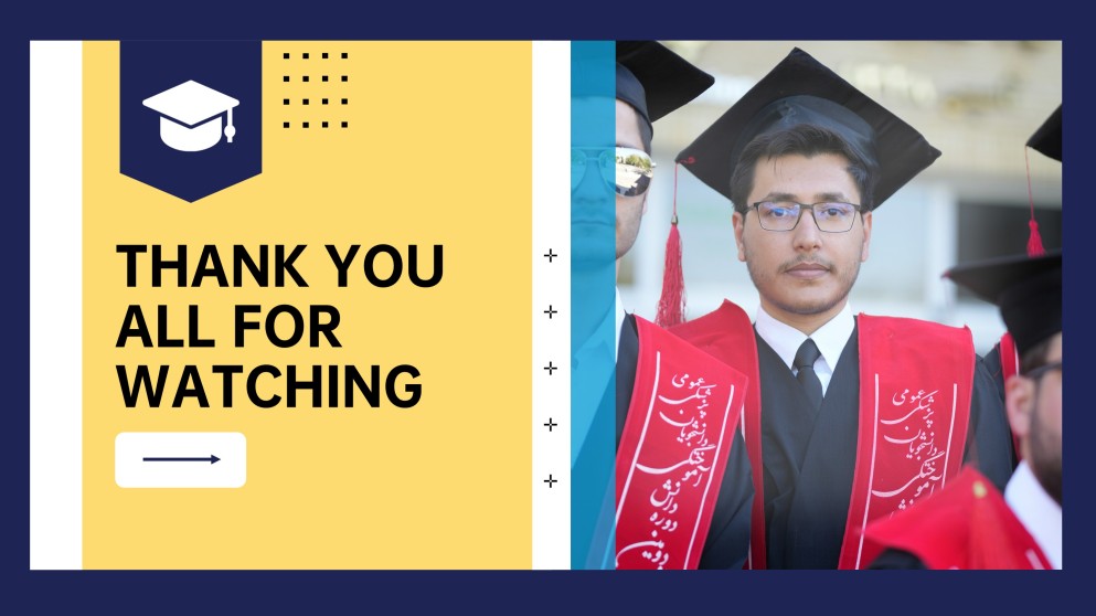 Tema educativo animado azul y amarillo para plantilla de PowerPoint