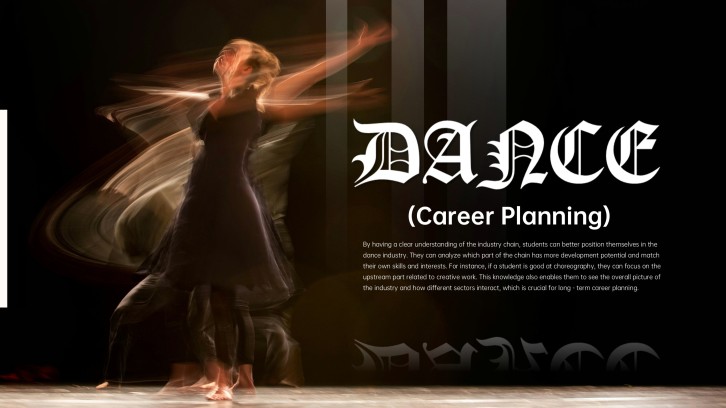 Black and White Premium Dance PPT Template