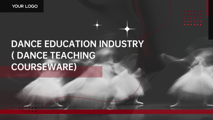 Red and Black Premium Dance PowerPoint Template